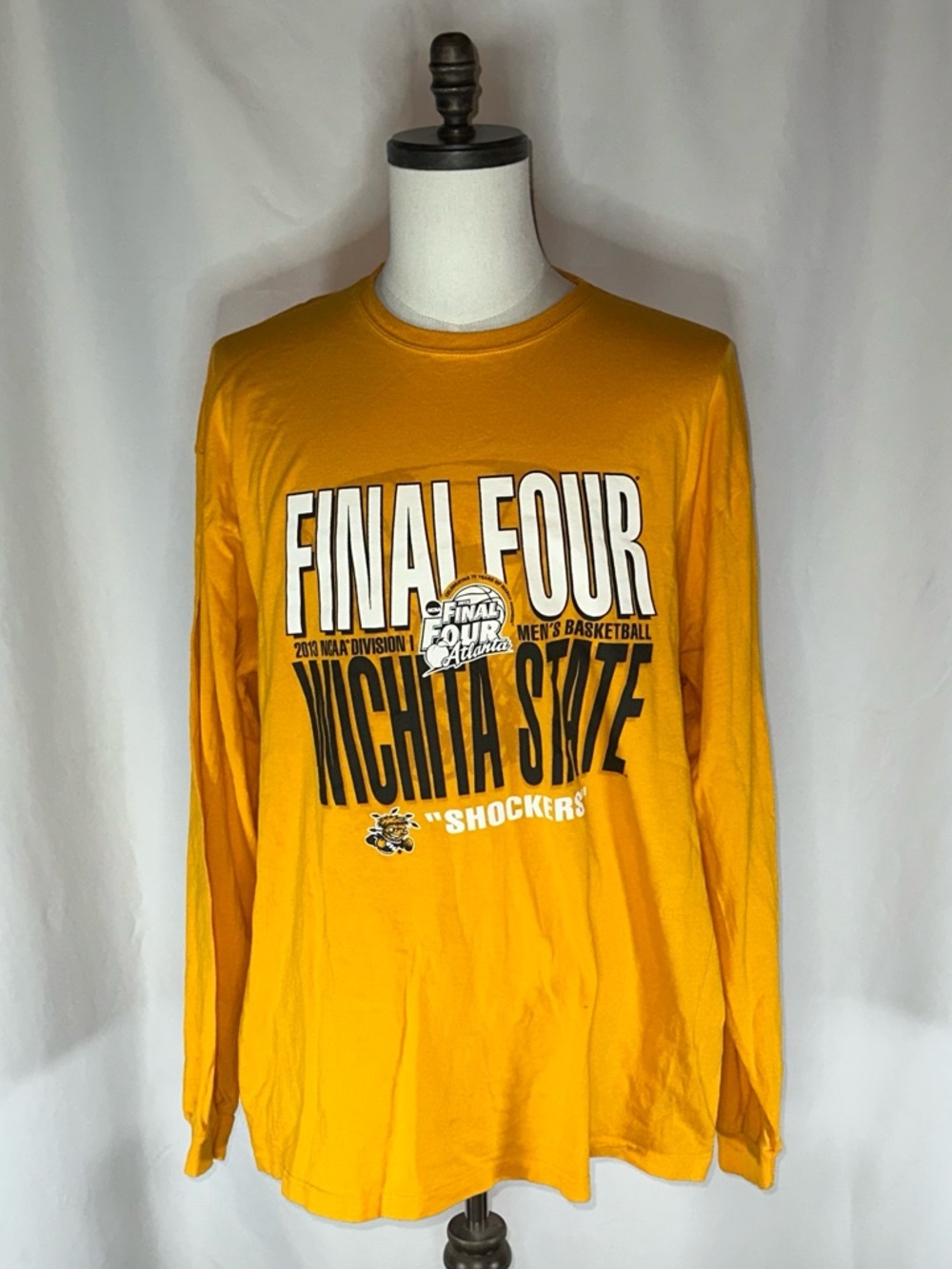Wichita State University Basketball Final Four 2013 Shockers  Long Sleeve XXL